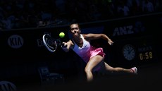 HRA SVTLA A STÍNU. Klára Koukalová ve druhém kole Australian Open.