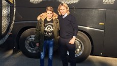 V italském Juventusu Michala Sadílka provázel Pavel Nedvěd, který je členem... V italském Juventusu Michala Sadílka provázel Pavel Nedvěd, který je členem...