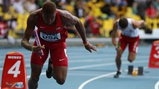 James Harris rozbíhal před dvěma lety namistrovství světa americkou štafetu,... James Harris rozbíhal před dvěma lety namistrovství světa americkou štafetu,...