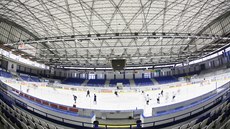 kladenský hokejový stadion po rekonstrukci střechy kladenský hokejový stadion po rekonstrukci střechy
