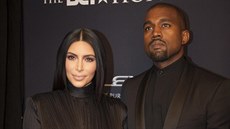 Kim Kardashianová a Kanye West (Washington, 24. ledna 2015)