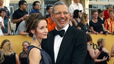 Jeff Goldblum a Emilie Livingstonová (Los Angeles, 25. ledna 2015)