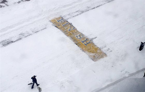 Chris Laudani pi odklzen clov ry bostonskho maratonu.