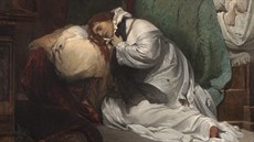 Gabriel von Max, Umučení svaté Ludmily, 1864 Gabriel von Max, Umučení svaté Ludmily, 1864