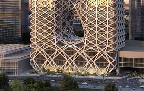 Svtoznm architektka Zaha Hadid navrhla pro Macao hotelovou v City of...