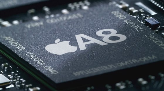 ipová sada Apple A8 pohání iPhone 6/6 Plus.