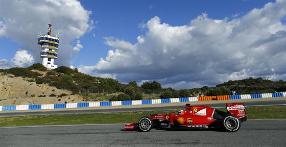 Kimi Räikkönen bhem úvodního testování na novou sezonu formule 1