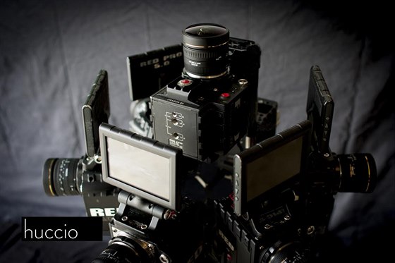 Speciální kamerový systém pro záznam 360° panoramatického snímku.