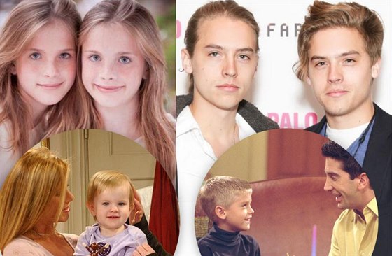 Noelle a Cali Sheldonovy hrály v seriálu Pátelé Emmu a Dylan a Cole Sprouseovi...