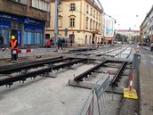 Po loské rekonstrukci tramvajové trati ve tefánikov ulici letos eká oprava...