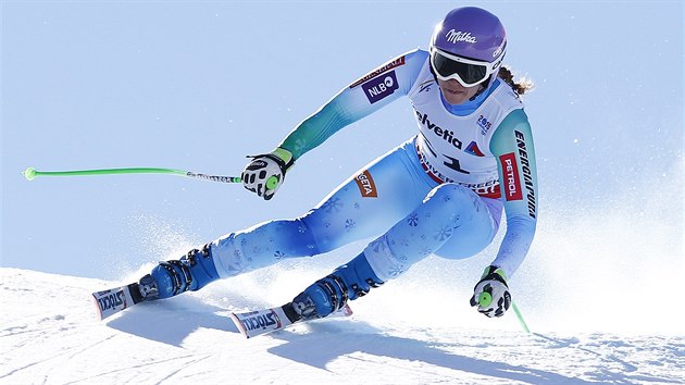 Tina Mazeová se ítí pro zlato ve sjezdu na mistrovsví svta v Beaver Creeku.