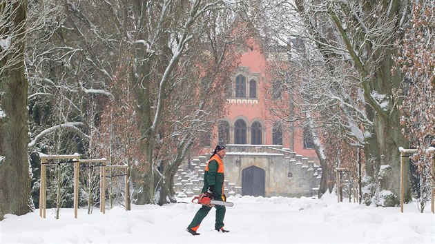 Zahradnci v sychrovskm parku vysad jet letos 650 novch strom a skoro 13 tisc okrasnch ke a r. Zrove devorubci odstran pes tisc starch strom a nletovch devin.