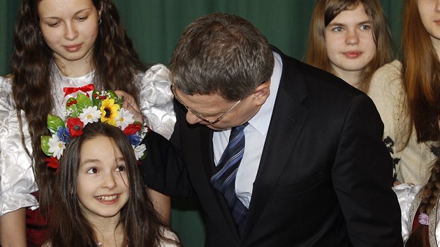 Ministr zahrani Lubomr Zaorlek pivtal kolky z Ukrajiny. (2. 2. 2015)