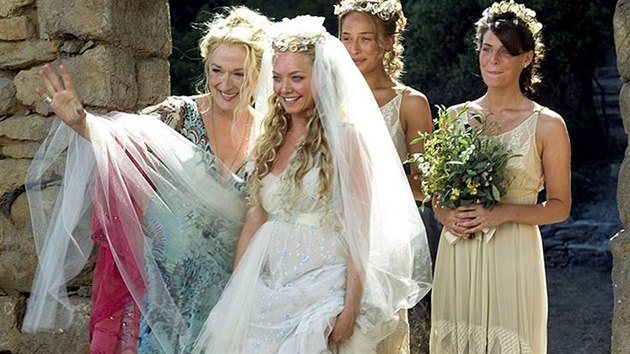 Meryl Streepov a Amanda Seyfriedov ve filmu Mamma Mia!