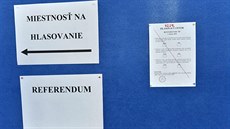 Vzor hlasování pi slovenském referendu o právu homosexuálních pár na...