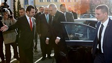 Prezident Miloš Zeman při návštěvě Císařských lázních v Teplicích 2. února 2015 Prezident Miloš Zeman při návštěvě Císařských lázních v Teplicích 2. února 2015