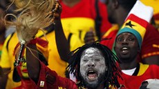 DO TOHO, GHANA! Fanouci Ghany sledují finále Afrického poháru národ.