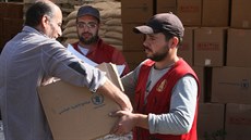 Potravinová pomoc od WFP dorazila do Sýrie v srpnu loňského roku. Potravinová pomoc od WFP dorazila do Sýrie v srpnu loňského roku.