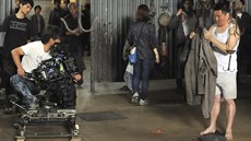 Záběr z natáčení jihokorejského filmu v bývalém Dole Michal v Ostravě. Záběr z natáčení jihokorejského filmu v bývalém Dole Michal v Ostravě.