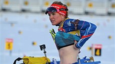 Biatlonistka Gabriela Soukalová pi tréninku v Novém Mst na Morav.