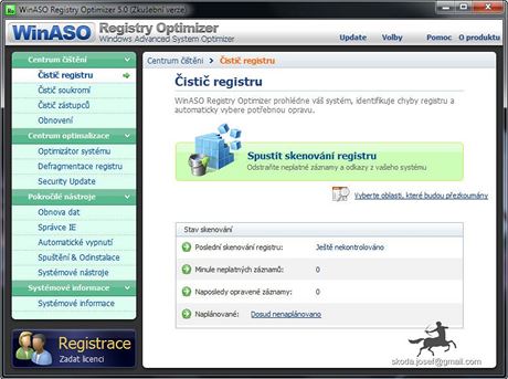 WinASO Registry Optimizer