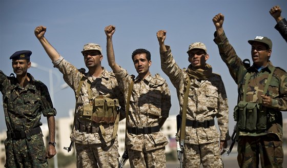 Jementí Hútíovci (4. února 2015).