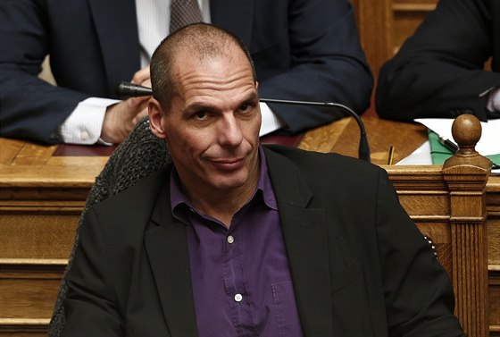 ecký ministr financí Janis Varufakis (8. února 2015).