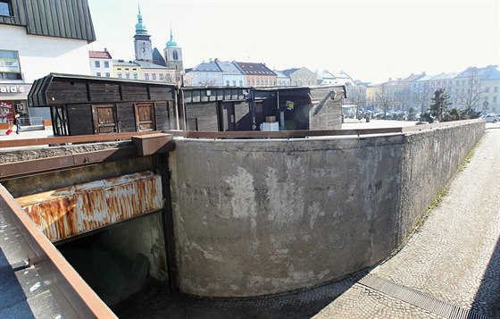 Jeden z odstraujících pohled na Jihlavu se naskytne pímo na Masarykov...