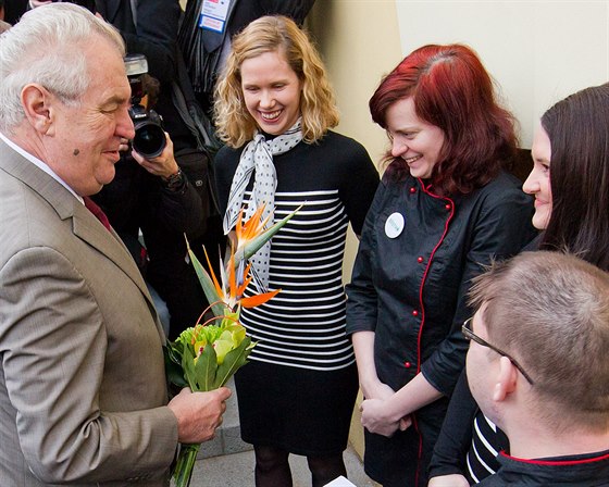 Prezident Milo Zeman pijel na tídenní návtvu Královéhradeckého kraje. Na...