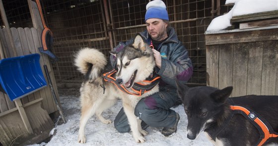 Musher Dan Navrátil z Lukova své smece vnuje vtinu volného asu.