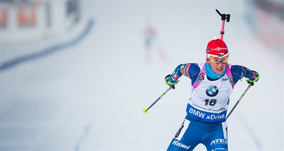 Veronika Vítková míí do cíle vytrvalostního závodu v Oslu.