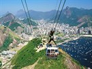 Sugarloaf Mountain Gondola (Brazlie). Legendrn lanovka na Cukrovou homoli v...