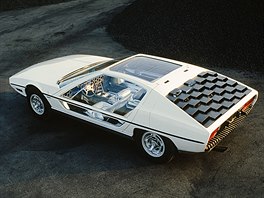 Pod zadními aluziemi se u Lamborghini Marzal ukrýval dvoulitrový adový...