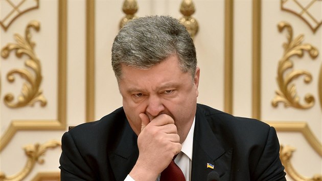 Ukrajinsk prezident Petro Poroenko. (12. nora 2015)