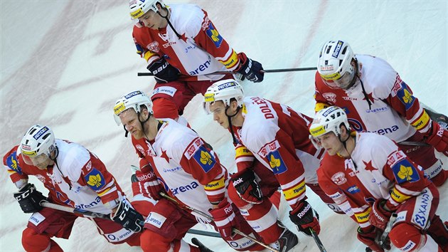 Hokejist Slavie byli poutkn v litvnov hodn sklesl.