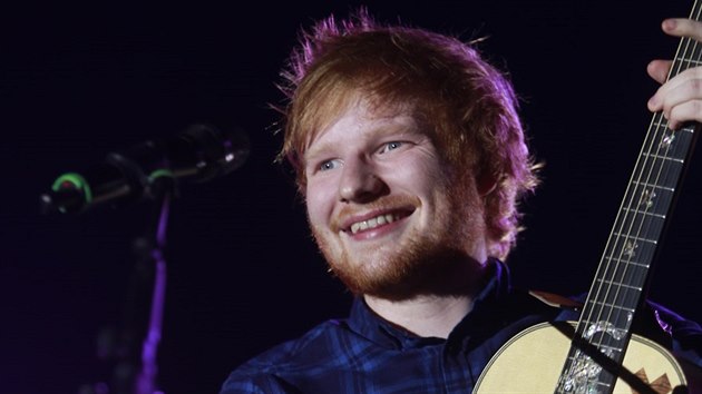 Ed Sheeran na svm prvnm praskm koncert 12. 2. 2015 v prask Tipsport Aren.