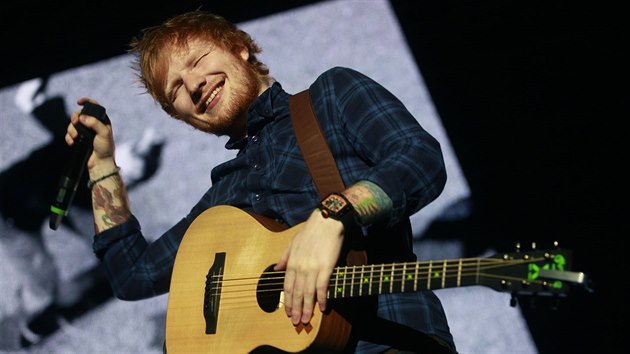 Ed Sheeran na svm prvnm praskm koncert 12. 2. 2015 v prask Tipsport Aren