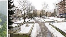 Dnešní pohled na Nové náměstí v České Třebové. Dnešní pohled na Nové náměstí v České Třebové.