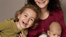 Lucia Šoralová s dcerou Rebekou a synem Ondrou Lucia Šoralová s dcerou Rebekou a synem Ondrou