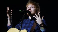 Ed Sheeran na svém prvním praském koncert 12. 2. 2015 v praské Tipsport...