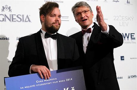 Jan Svrák pedával cenu za nejlepí studentský film