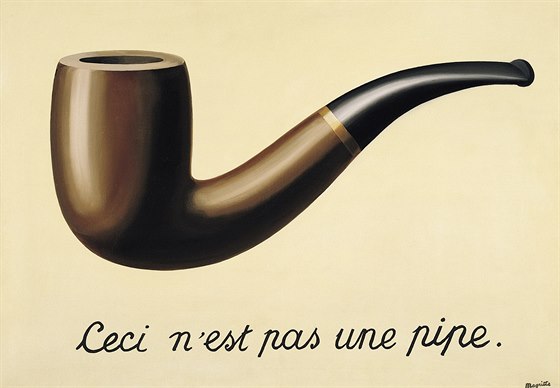 René Magritte: La trahison des images (Ceci nest pas une pipe)