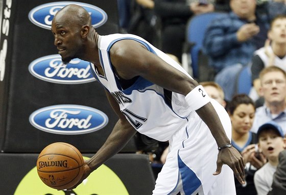 Kevin Garnett, po letech znovu v dresu Minnesoty Timberwolves.