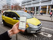 Alternativní taxislužba Uber, ilustrační foto