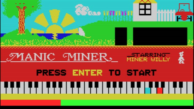 ZX Spectrum - hra Manic Miner