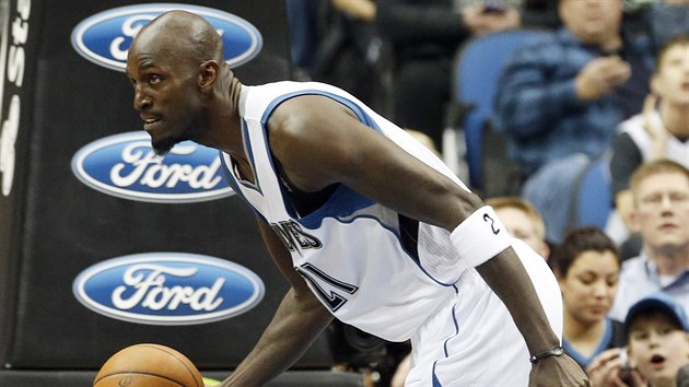 Kevin Garnett, po letech znovu v dresu Minnesoty Timberwolves.