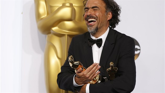 Alexandro G. Irritu se v zkulis po skonen ceremonilu raduje ze t Oscar, kter si vyzvedl za svj film Birdman. Nejlep snmek roku dostal celkem ceny tyi (22. nora 2015).