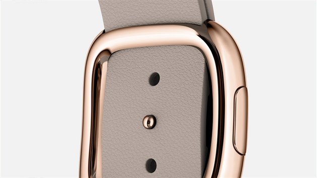 Zapnn psku zlatch chytrch hodinek Apple Watch Edition.