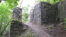 Brána hradu Oltáík po konzervaci