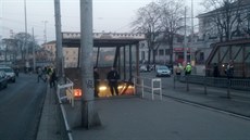 Policie kvli nahláené bomb evakuovala hlavní nádraí a pilehlé okolí v Brn...